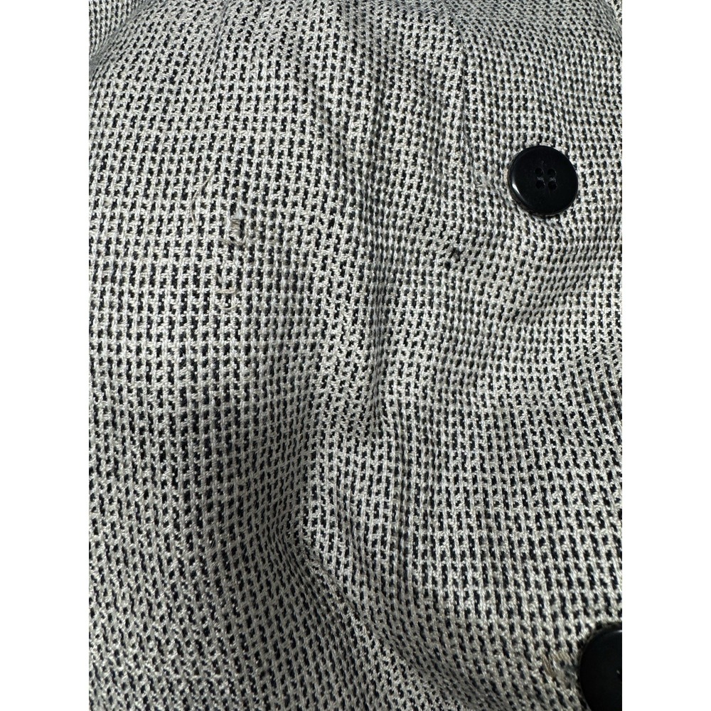 CHRISTIAN DIOR‎ Paris 80s Plaid Tweed Checkered Pencil Skirt Sz 8 - Picture 4 of 6